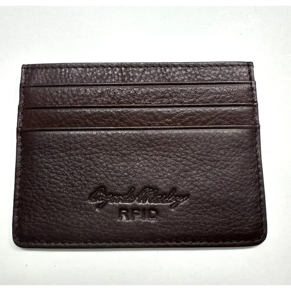 NWT OSGOODE MARLEY RFID Credit Card Holder Brown